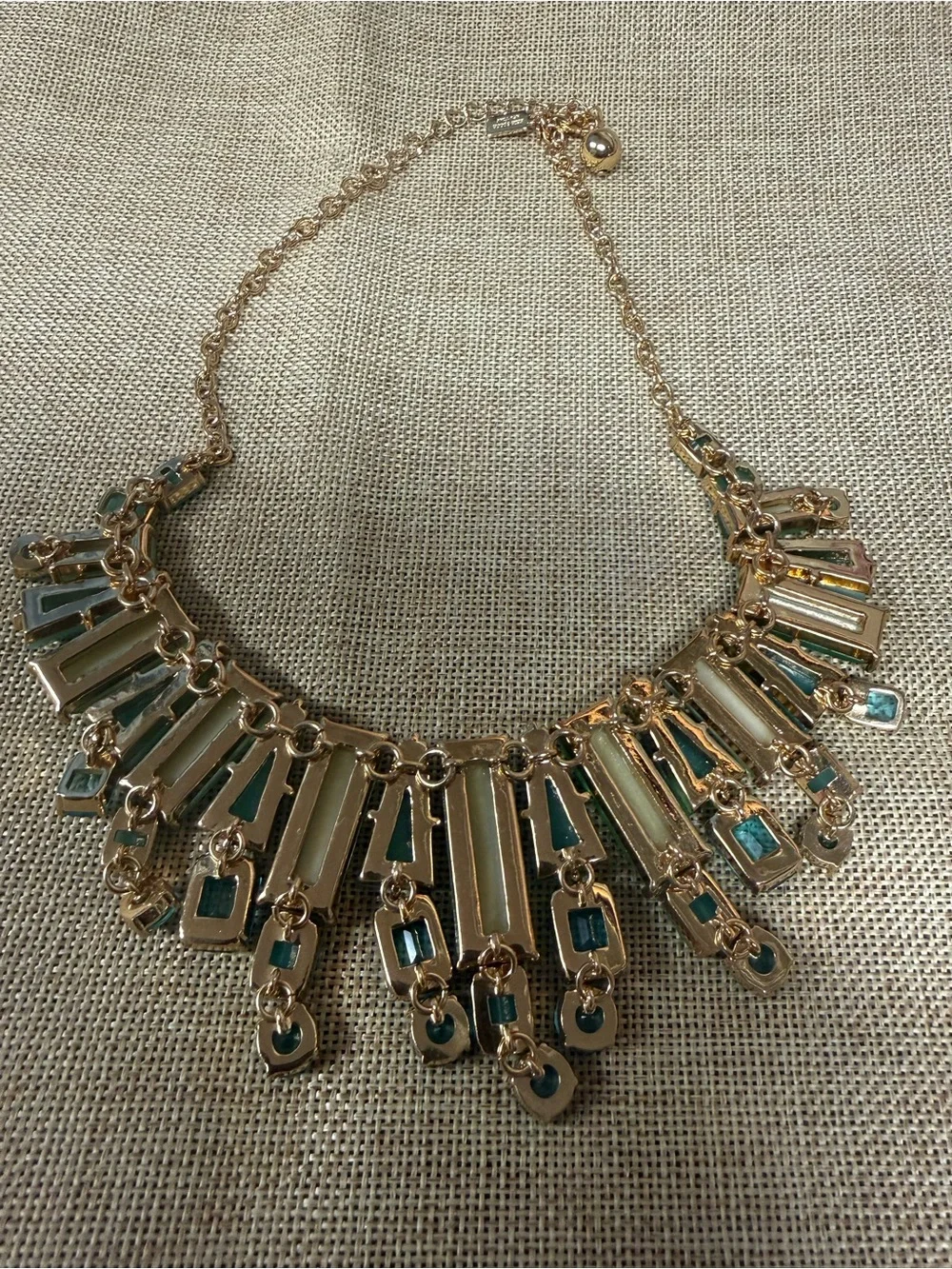 kate spade Mint Turquoise Statement Bib Necklace